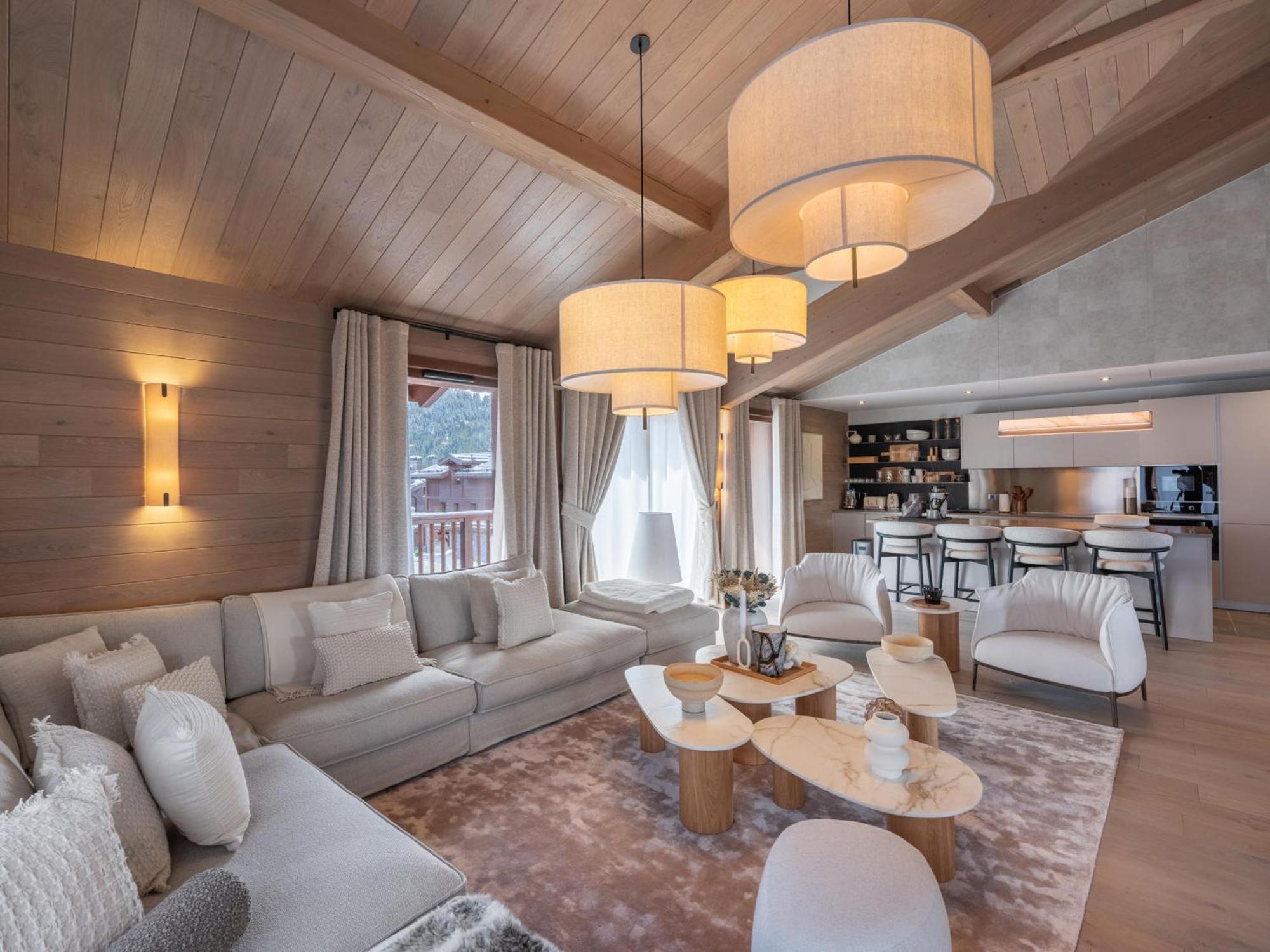 Вилла Chalet De Luxe Avec Sauna Et Jacuzzi, Proche Pistes Et Centre De Courchevel - Fr-1-563-142 Экстерьер фото