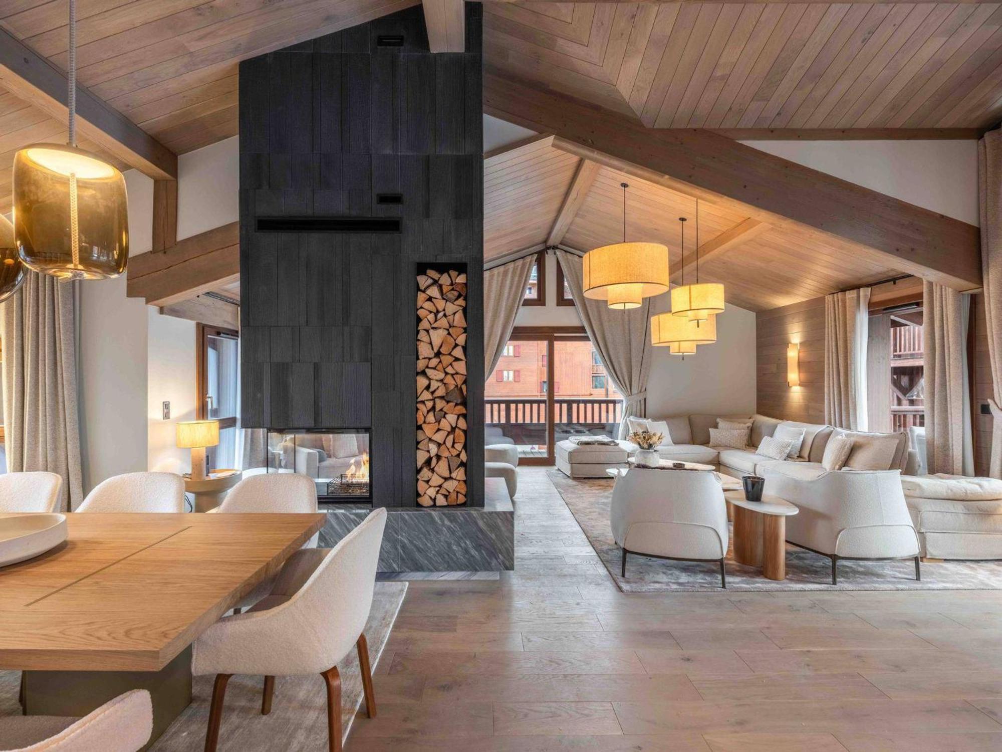 Вилла Chalet De Luxe Avec Sauna Et Jacuzzi, Proche Pistes Et Centre De Courchevel - Fr-1-563-142 Экстерьер фото